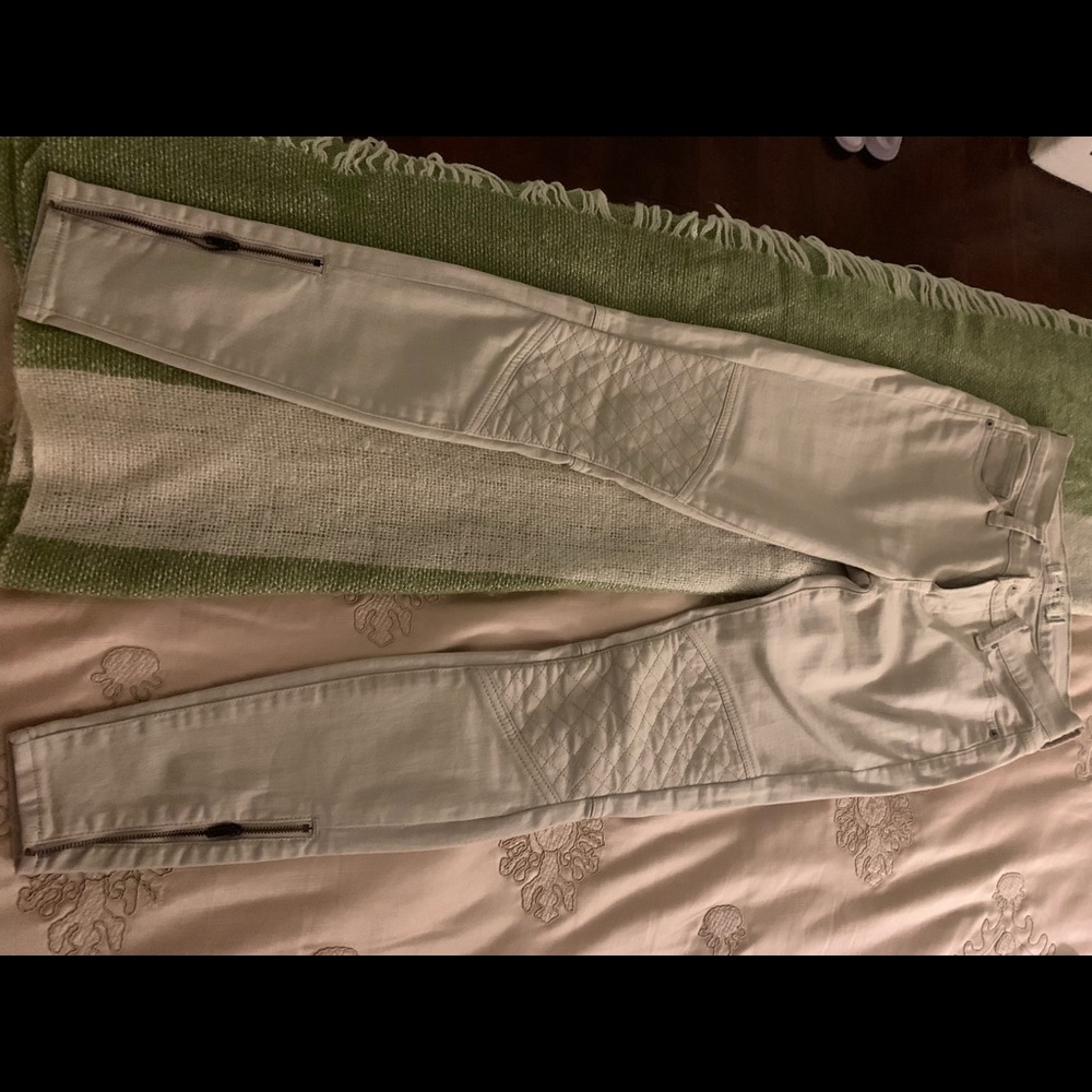 Lucky brand Brooke skinny 00/24 29”inseam offwhite - Picture 3 of 6